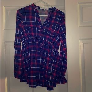 A long shirt dress